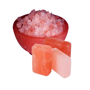 Jabón en Barra de Sal Rosa del Himalaya Pura, Jabón de Sal Mineral Antibacterial de Limpieza Profunda, Jabón Orgánico para el Cuidado del Cuerpo y Baño, Marca Privada OEM - Product Image 3