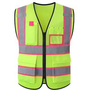 Gilet de sécurité haute visibilité personnalisé Daizha Sports, respirant, en maille, réfléchissant, pour le travail, la construction, la sécurité, toutes saisons - Product Image 4
