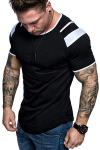 Vente d'usine - T-shirt unisexe à manches longues et col rond pour homme, 100% coton satiné, séchage rapide, respirant, écologique - Product Image 2