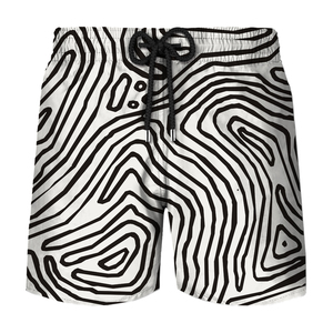 Pantalones Cortos de Lona de Poliéster 100% de Alta Calidad para Hombre, Cintura Media, Casuales, Diseño Sólido, Transpirables y de Secado Rápido - Product Image 3