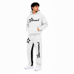 Custom Sweatsuit <b>Hoodie</b> and Jogger Set Heavyweight Baggy Plain Tracksuit Manufacturer Tech Fleece Windbreaker Tracksuit for Men - Product Image 1