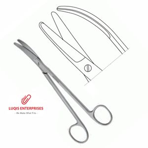 Tijeras Nasales Joseph, Supercut, con Hoja Serrada, Instrumento Quirúrgico de Acero Inoxidable, Herramienta de Precisión para ORL y Rinoplastia - Product Image 4