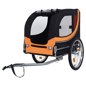 Passeggino per Cani Tutto Terreno con Telaio in Acciaio Resistente, Capacità 30 kg, Pieghevole per Campeggio e Jogging - Product Image 3