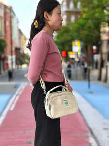 2024 xu hướng thân thiện với môi Vegan gai unisex Bohemian cổ điển thời trang tùy chỉnh thực hiện bền dây kéo Trọng lượng nhẹ Túi Messenger - Product Image 4