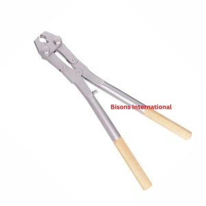 คีมตัดลวดเหล็ก K สำหรับศัลยกรรมกระดูกแบบแมนนวล ยี่ห้อ BISONS ผลิตจากสแตนเลส - Product Image 2