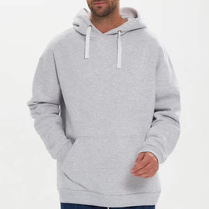 Sweat à capuche polaire pour homme, personnalisable avec logo, haute qualité, coupe oversize, épaules tombantes, pour homme - Product Image 6