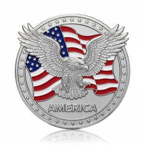 เหรียญเงินอเมริกันแบบกำหนดเอง - เหรียญที่ระลึกประจำชาติ ของที่ระลึกโฆษณา ของที่ระลึกโบราณ ดีไซน์เลียนแบบเคลือบทอง ป้องกันรังสียูวี - Product Image 2