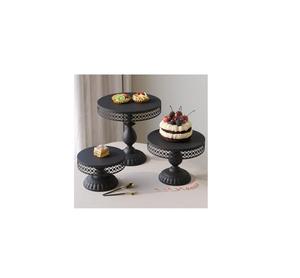 Handmade Round Metal <b>Cake</b> <b>Stand</b> Designed to Be the Focal Point of Dessert Tables at Events and Celebrations - Product Image 2