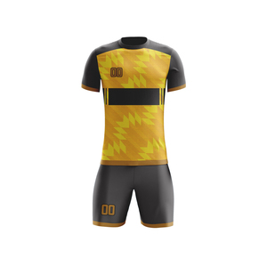 Maillot de football personnalisé en gros, impression numérique, ensemble complet, polyester, séchage rapide, manches courtes - Product Image 5