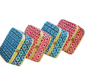 Cesta de regalo cuadrada de bambú de lujo, recuerdos festivos, cajas de regalo únicas de bambú y ratán tejidas. - Product Image 2