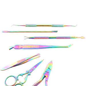 High Quality Stainless Steel Sharp Eyebrow Tweezers Nail Cutter and <b>Cuticle</b> <b>Scissor</b> with Wide Jaw Opening Durable Multi Color - Product Image 3