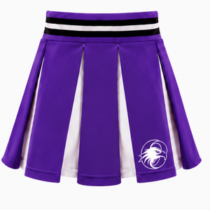 Falda Deportiva Plisada Morada para Mujer, Cintura Alta, Uniforme Deportivo, para Baile, Entrenamiento, Competencia - Product Image 1