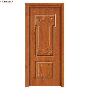 Puertas Interiores para Casas, Puertas de Una Sola Hoja, Diseños de MDF, Panel Recubierto de PVC, Puerta Precolgada, Puertas Modernas Resistentes a la Humedad - Product Image 2