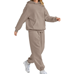 Últimos diseños de chándales para mujer, 100% algodón polar, ropa informal, chándales de invierno para mujer en venta en línea. - Product Image 4