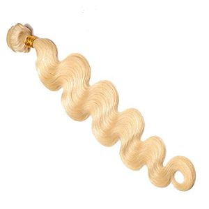 Extensions de cheveux humains blonds, ondulés, Remy, double trame, en vrac, 100% cheveux naturels - Product Image 1
