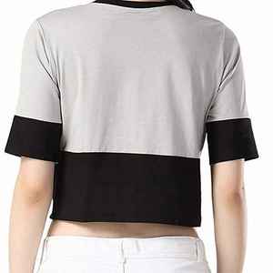 Nouveaux t-shirts crop top pour femmes au design attrayant, prix bas, t-shirts crop top en promotion. - Product Image 2