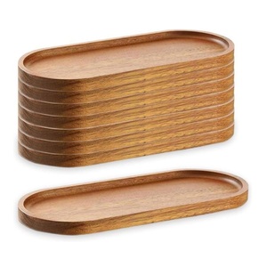 Bandeja de Servicio de Alta Calidad para Decoración del Hogar, Materiales Naturales, Bandeja de Madera Ecológica - Product Image 4