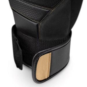 ถุงมือชกมวยหนังพิมพ์ลายแบบมืออาชีพ ปิดด้วยแถบตีนตุ๊กแก สำหรับมวยไทย คิกบ็อกซิ่ง และมวยสากล - Product Image 2