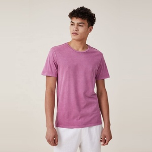 Camisetas de Hombre 100% Algodón Tejido, Cuello Redondo, Corte Holgado, Logotipo Personalizado, Patrón de Letras, Impresión de Serigrafía de Alta Calidad, Mejor Precio - Product Image 1