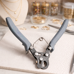 Outil original One Step Looper pour la fabrication de bijoux, pour décorer et créer des boucles parfaites et cohérentes facilement, 1,5 mm avec poignée grise. - Product Image 1