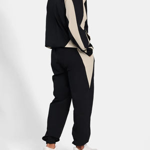 Ensemble de survêtement homme 2026 personnalisé avec logo, veste zippée unie pour l'hiver, option grandes tailles |   Polaire décontracté 100% polyester - Product Image 2