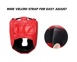 Protector de Cabeza de Boxeo de Cuero PU de Alta Calidad, Diseño Personalizado, Casco de Entrenamiento, Equipo de Protección para Kick Boxing, Precio al por Mayor - Product Image 5