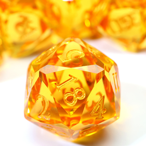 Dados de Resina con Bordes Afilados de Diamante, Dados Multifacéticos de Prisma para Juegos de Rol de Dungeons and Dragons, Dados D&D para Juegos de Mesa - Product Image 4