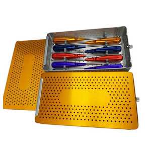 9-Piece Volkmann Bone Curette Set Orthopedic Surgical Instruments Stainless Steel Color <b>Box</b> Kit SURGINEXA Brand 3-Year Warranty - Product Image 2