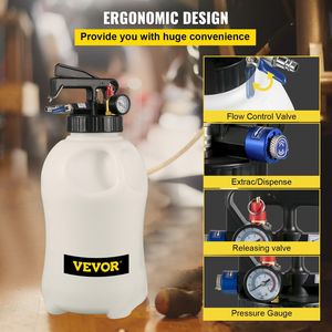10 litri di grande capacità di trasmissione automatica pompa del fluido bidirezionale sistema manuale ATF Dispenser olio estrattore liquido 14 pezzi pompa - Product Image 4