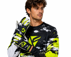 ถุงมือมอเตอร์ครอสแบบเต็มนิ้ว สำหรับจักรยานเสือภูเขา BMX ปั่นจักรยานแข่ง  รองรับหน้าจอสัมผัส ระบายอากาศได้ดี ป้องกันการกระแทก  รับผลิตแบบ OEM ODM - Product Image 4