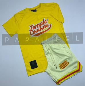 Ensembles de T-shirts décontractés élégants pour hommes, imprimés avec des slogans, en tricot, séchage rapide, 100% polyester, vente en gros - Product Image 4