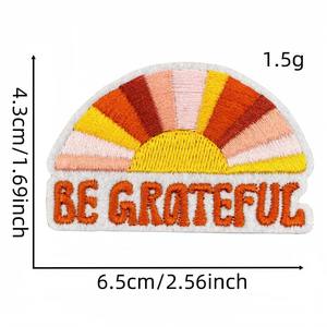 Wholesale Embroidery Patch Custom College Style Applique Badge for <b>Jackets</b> Hats Backpacks Shirts Clothing Factory Iron On Sew - Product Image 2