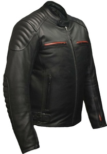 Men's High Quality Windproof Skintan Leather <b>Biker</b> <b>Jacket</b> Customizable Logo Design Best Quality Armoured CE ARMOURED <b>Plus</b> <b>Size</b> - Product Image 4