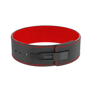 Ceinture de musculation en cuir de vachette 10 mm avec logo personnalisé, boucle à levier réglable, robuste, de qualité professionnelle, pour l'entraînement de musculation - Product Image 2