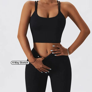 Camisetas sin Mangas de Alta Calidad para Mujer, para Entrenamiento, Yoga y Deportes al Aire Libre, de Secado Rápido, de Algodón/Bambú, al por Mayor, OEM, Personalizadas - Product Image 6