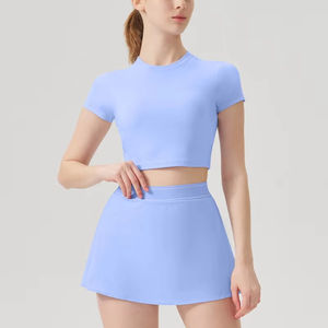 Ensemble 3 pièces de vêtements de sport pour femmes : Robe de golf, de fitness et de tennis, avec jupes de sport – Prix de gros OEM 2026 - Product Image 2