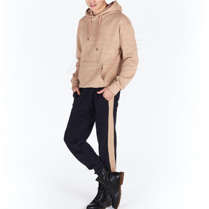 Men Streetwear Fleece Tracksuit <b>Oversized</b> Hoodie <b>Jogger</b> Set Custom Logo Trendy Men Fleece Tracksuit Set - Product Image 4