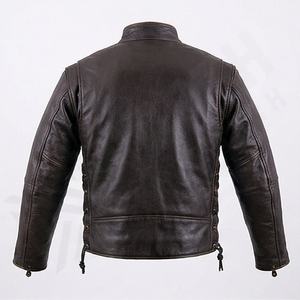 Chaqueta de cuero para motocicleta NAI-0460B, abrigo de moda para hombre, estilo motero, equipo de protección para motociclistas, venta al por mayor, personalizable. - Product Image 2