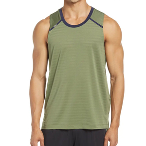 Débardeurs pour hommes à prix avantageux, personnalisables avec logo, coupe ajustée, unis, sans manches, respirants, pour l'entraînement, 100% coton. - Product Image 1