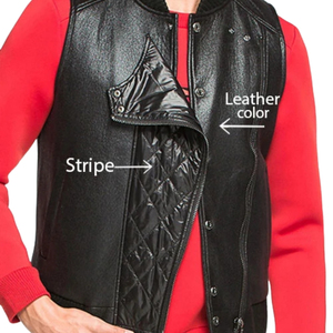 Chaleco acolchado negro sin mangas para hombre, con cremallera, cortavientos, para invierno. - Product Image 6