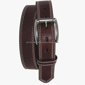 Venta al por mayor de cinturones de cuero de vaca de grado superior para hombres Cinturones de moda casuales Cinturones de cuero de lujo para hombres - Product Image 5