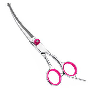 Ensemble de 4 ciseaux professionnels pour toilettage d'animaux, 7 pouces, pour couper et effiler les poils de chiens et de chats, avec peigne et étui de rangement, fournisseur OEM - Product Image 2