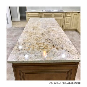 Losas de granito crema colonial pulido de la India a precio de fábrica # Fábrica de Granito Colonial Cream - Product Image 4