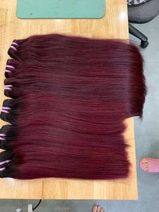 Extensiones de cabello humano vietnamita 100% de alta calidad, cabello liso de hueso de doble trama, peluca de corte Romo al por mayor de gran calidad - Product Image 4