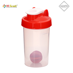 ME-Swastik Plastic <b>Shaker</b> <b>Bottle</b> with Lid Reusable Washable Modern Design for Travel Camping & Outdoor Use 450ml Capacity - Product Image 2