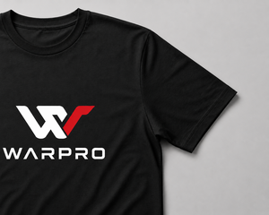 Warpro <b>Men</b>’s Premium Lightweight Cotton T-<b>Shirt</b> Short Sleeve O-Neck Casual Regular Fit with Custom Front Logo Print - Product Image 4