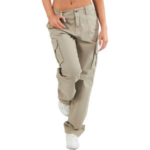 Pantalon long large pour femme, nouvelle collection automne-hiver, taille mi-haute, fermeture éclair, en velours côtelé épais doublé polaire, anti-boulochage, 2026 - Product Image 4