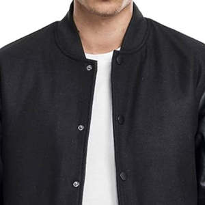 Chaqueta Varsity Lisa de Manga Larga para Hombre, Diseño de Moda, Producto de Venta Superior en Ropa Casual de Invierno, Estilo Urbano - Product Image 6