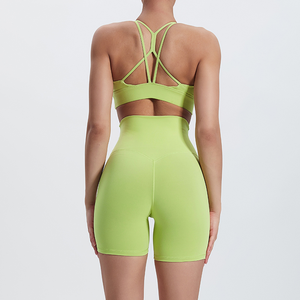 Sujetador deportivo de alto soporte para mujer, con espalda hermosa y efecto push-up, súper suave, para yoga y gimnasio, tipo top corto. - Product Image 4