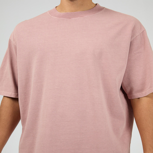 Camisetas de Cuello Redondo para Hombre, Diseño 2026, Ropa de Moda, Color Sólido, Venta al Por Mayor, Casual, 100% Algodón, OEM - Product Image 4